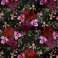 Stitched Floral Fabric