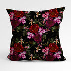 Stitched Floral Fabric