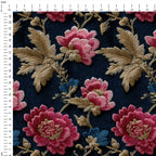 Stitched Flowers Fabric