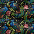 Stitched Peacock Fabric