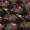 Stitched Skulls Fabric