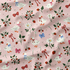 Strawberry Ducks Fabric