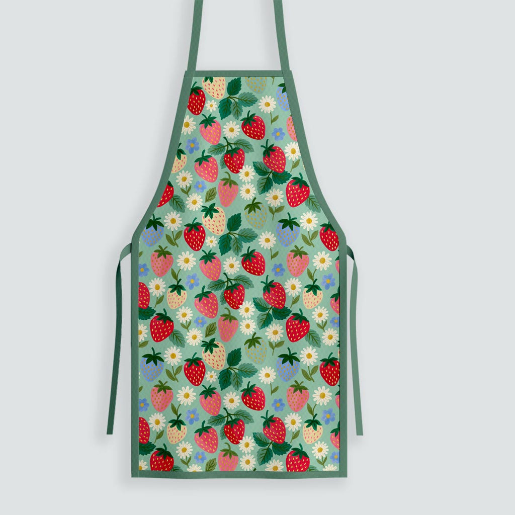 Strawberry Delight Mint Fabric