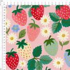 Strawberry Delight Pink Fabric