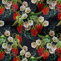 Stitched Strawberry Fabric