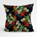 Stitched Strawberry Fabric