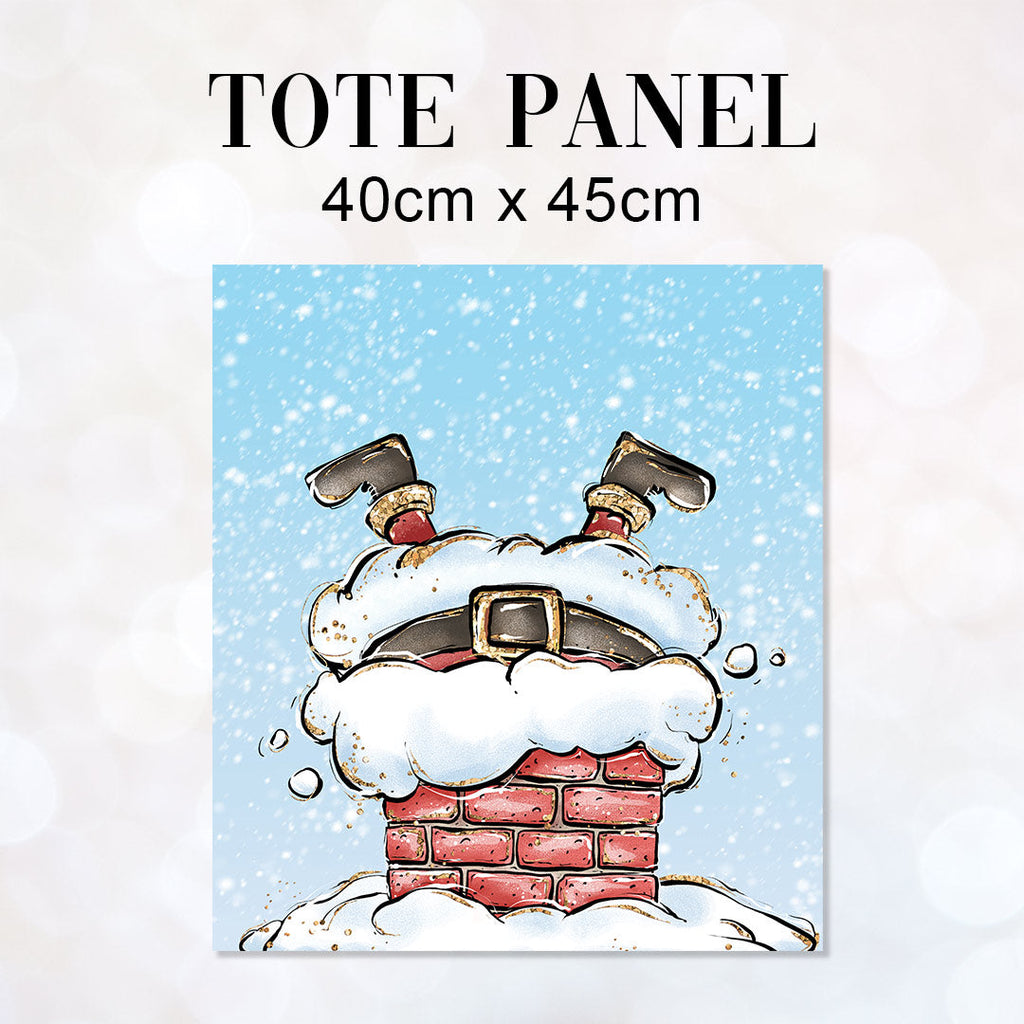 TOTE Stuck In The Chimney Fabric Bag Panel