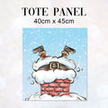 TOTE Stuck In The Chimney Fabric Bag Panel