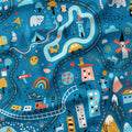 Summer Adventure Blue Fabric