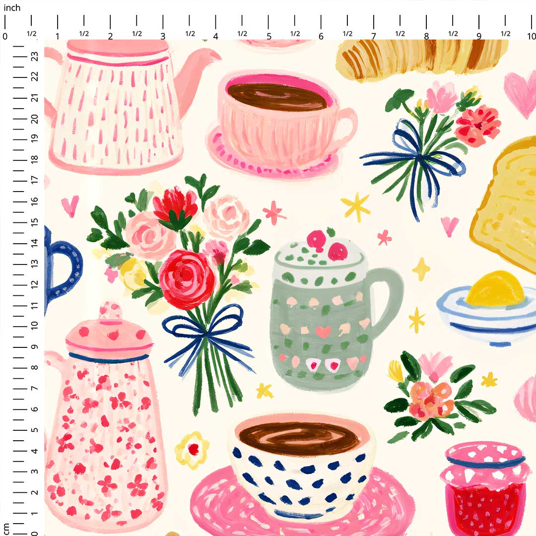 Summer Breakfast Fabric