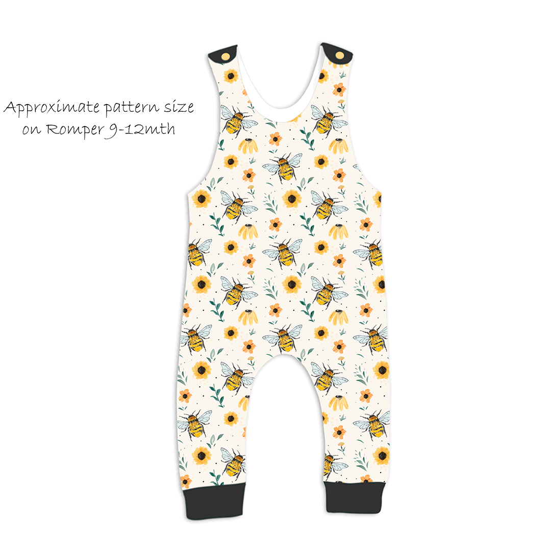 Sunflower Bees Fabric