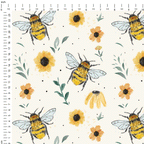 Sunflower Bees Fabric