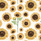 Sunflowers Cream Fabric