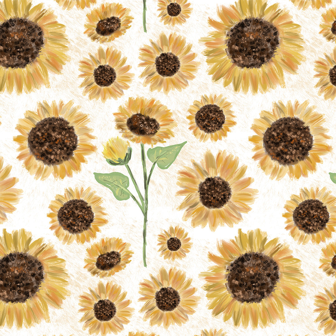 Sunflowers Cream Fabric
