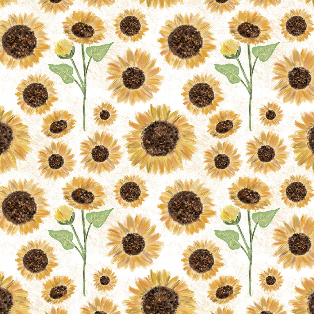 Sunflowers Cream Fabric
