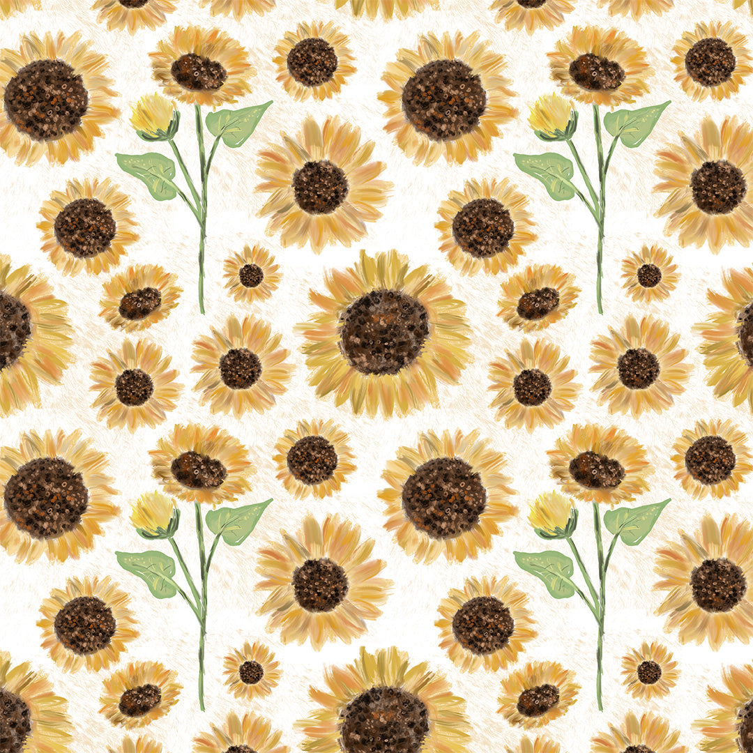 Sunflowers Cream Fabric