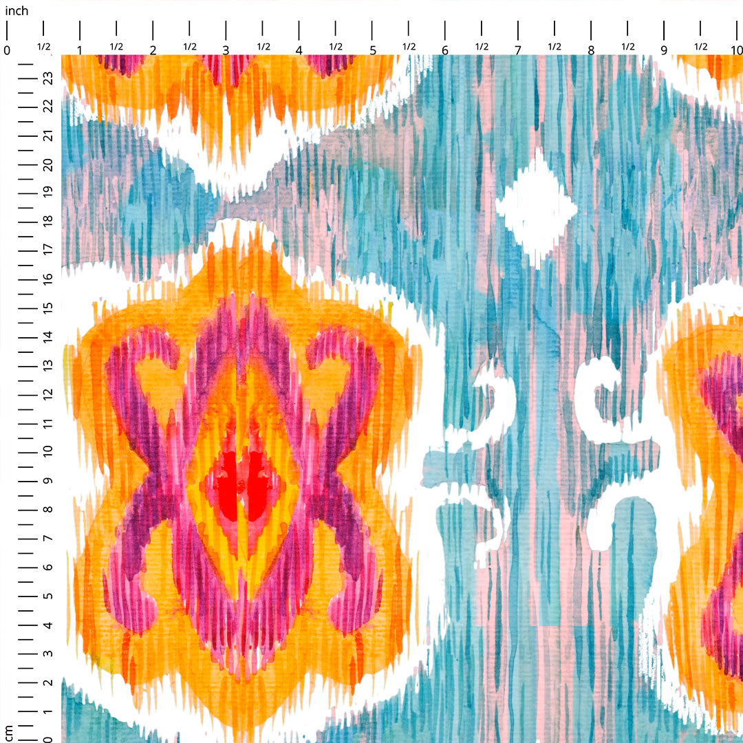 Sunrise Ikat Fabric