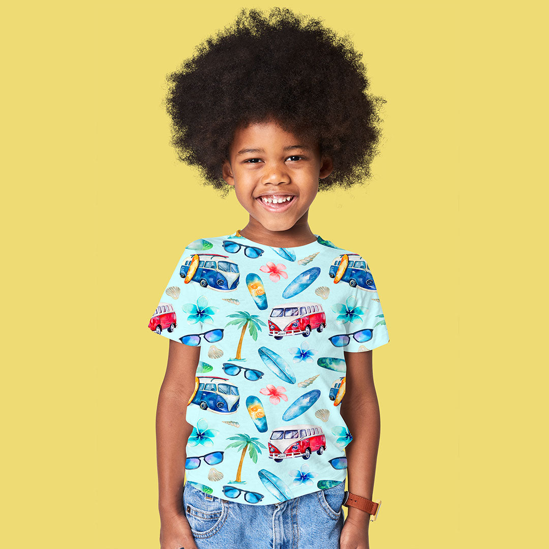 Surfing Blue Fabric