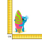 Surfing Koala 4 Iron on Fabric Heat Transfer DTF-232