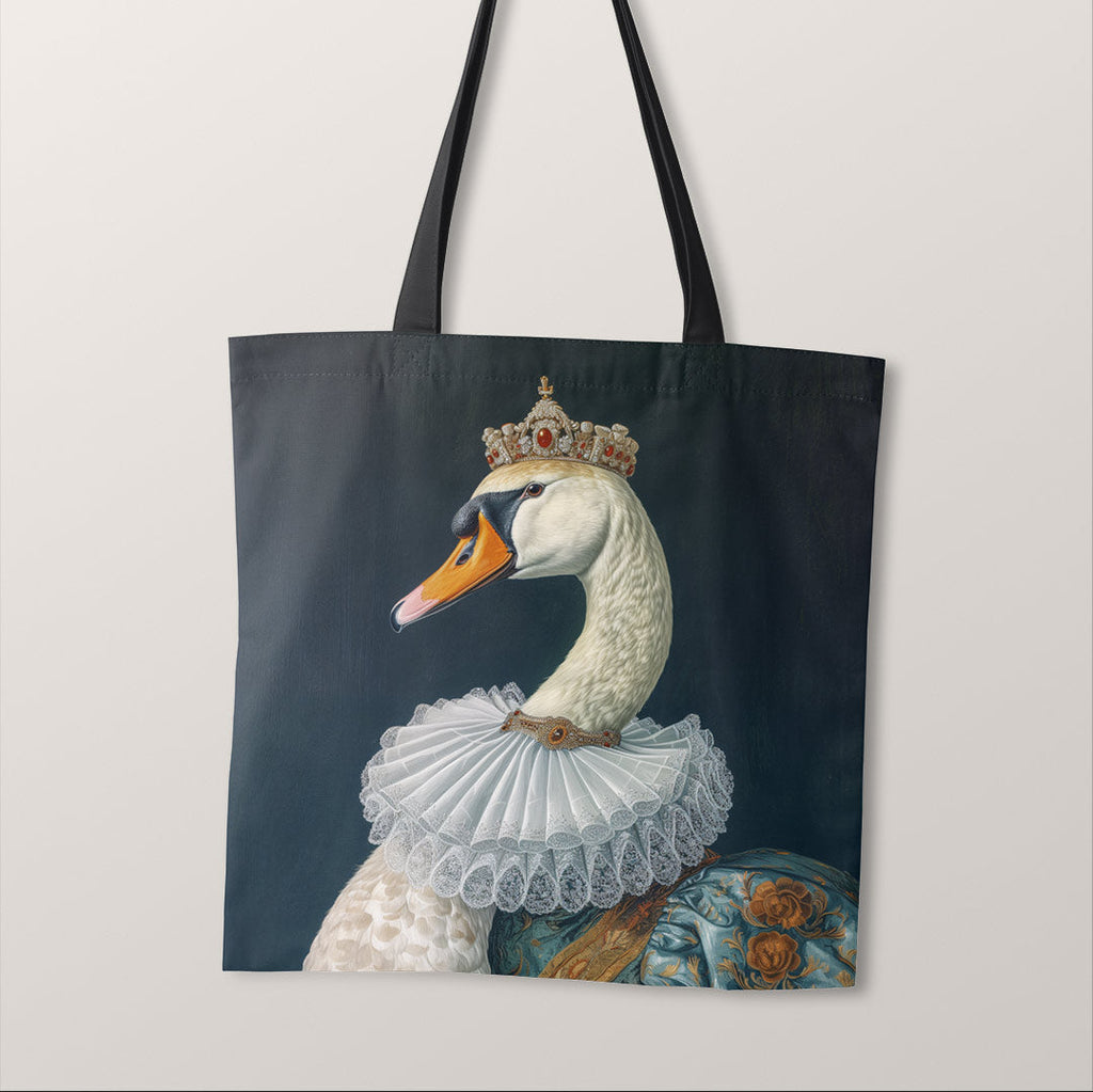 TOTE Fabric Bag Panel Swan Royalty TP-276