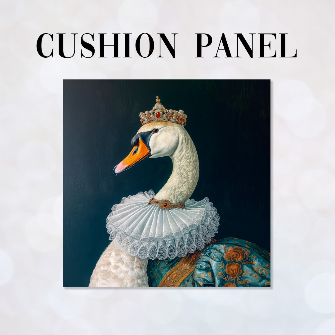 CUSHION Panel Swan Royalty CP-258