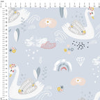Swans Fabric