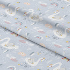 Swans Fabric