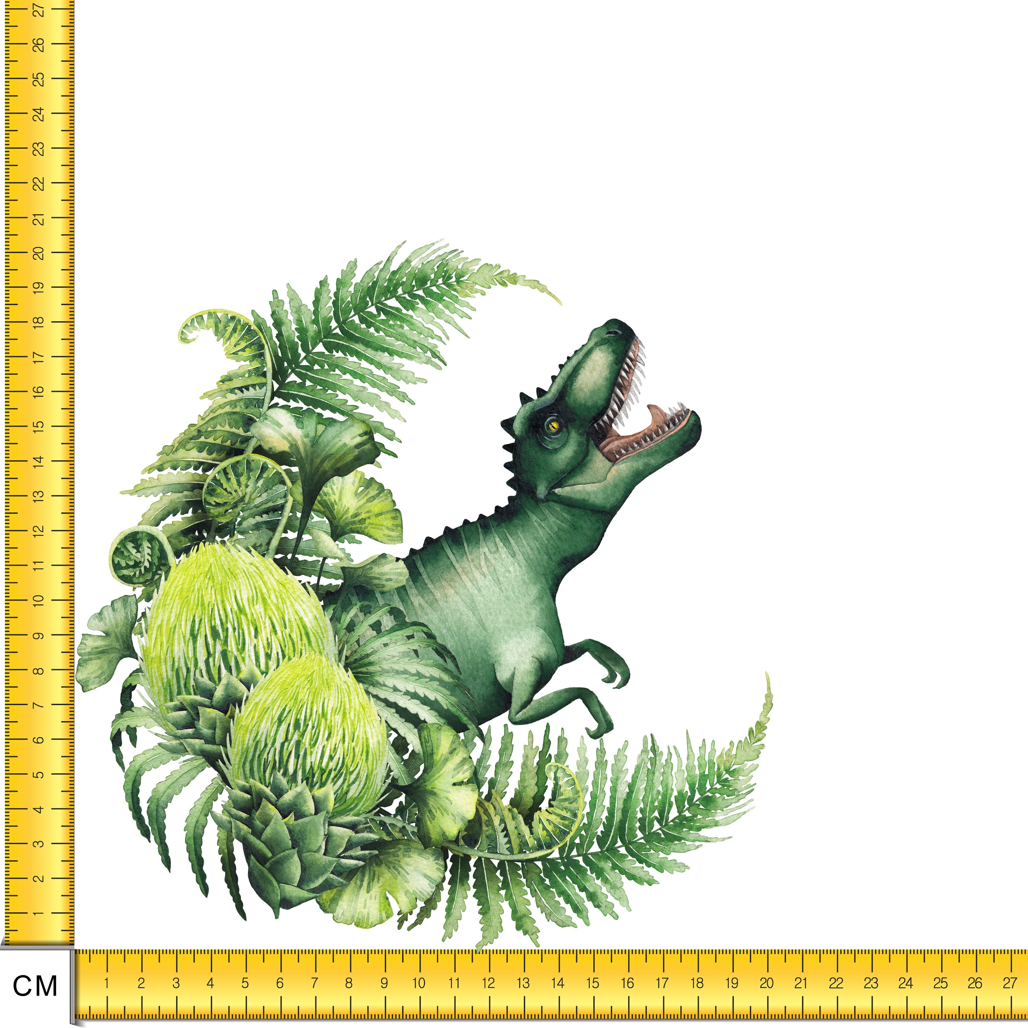 T-Rex Green Iron on Fabric Heat Transfer DTF-154