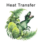 T-Rex Green Iron on Fabric Heat Transfer DTF-154