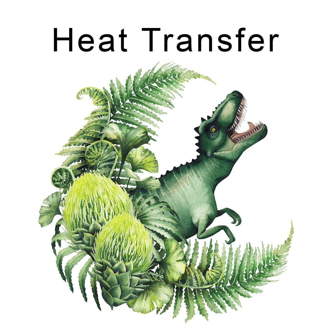 T-Rex Green Iron on Fabric Heat Transfer DTF-154