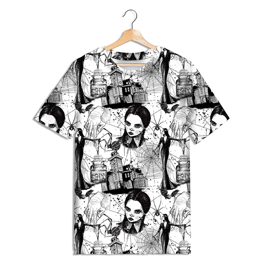 Wednesday Black & White Fabric