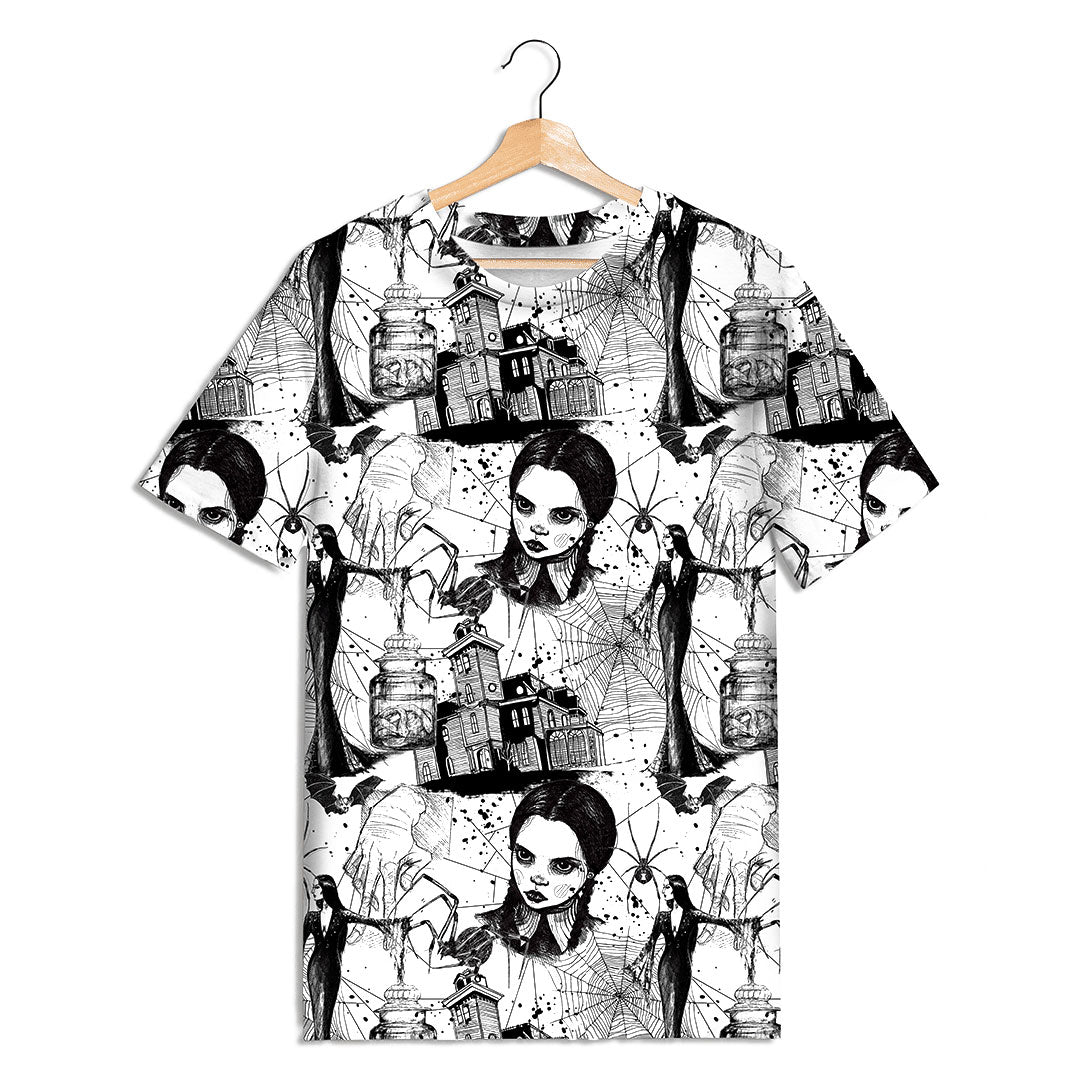 Wednesday Black & White Fabric