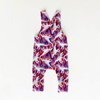 T-Rex Sunset Glitch Fabric