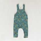 Teal Bees Fabric