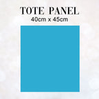 TOTE CO-ORD Panda Blue Fabric Bag Panel