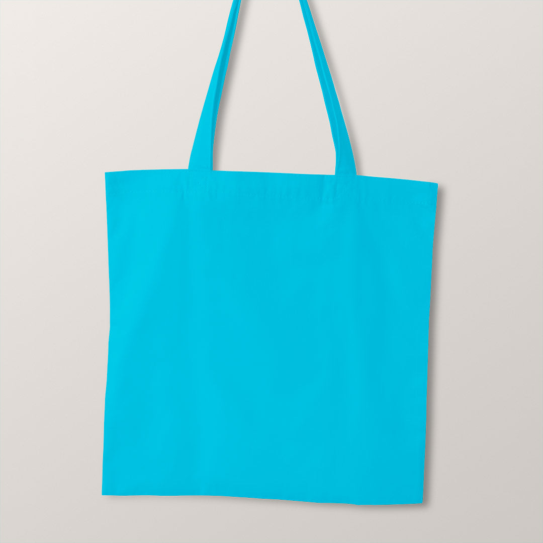 TOTE CO-ORD Poodle Blue Fabric Bag Panel