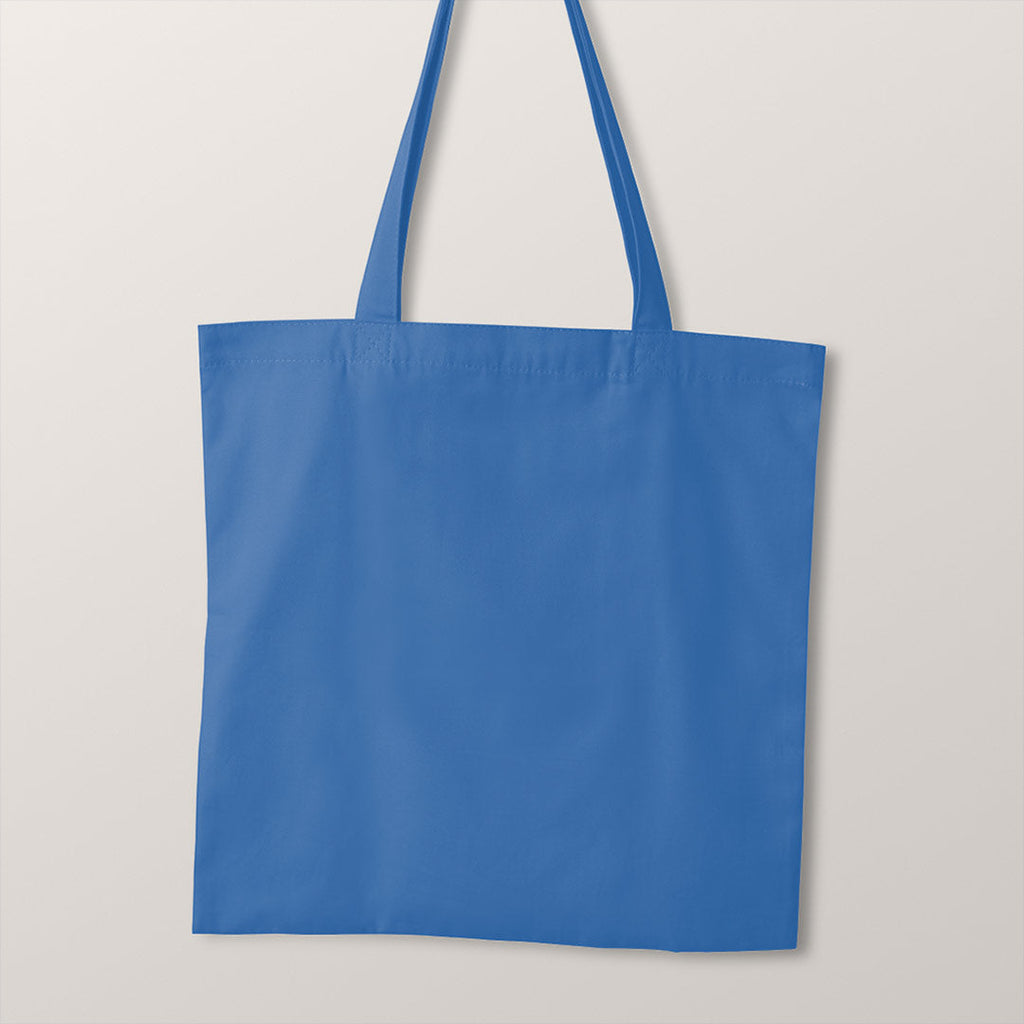 TOTE CO-ORD Rainbow and Flowers Navy Fabric Bag Panel