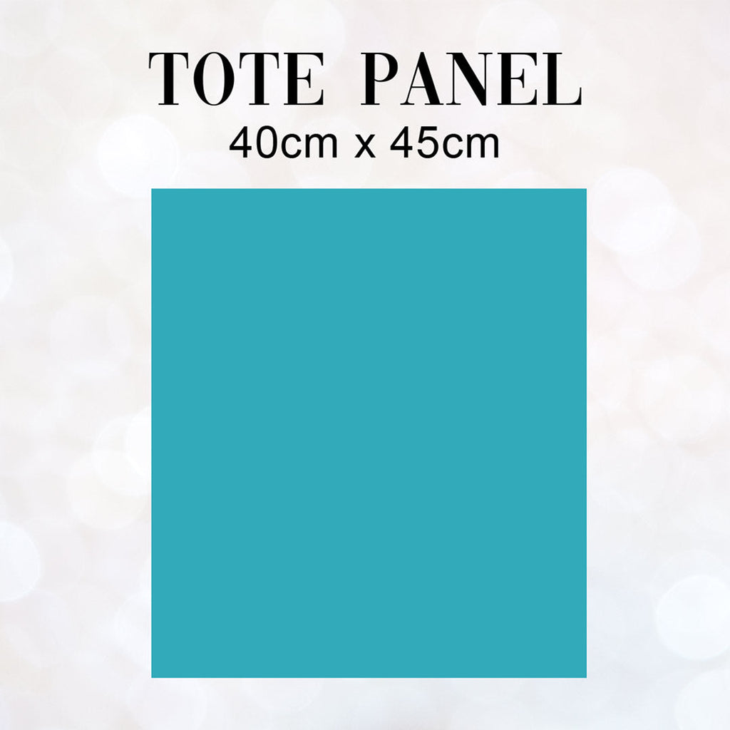 TOTE CO-ORD Sewing Machine Art Blue Fabric Bag Panel