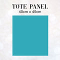 TOTE CO-ORD Sewing Machine Art Blue Fabric Bag Panel