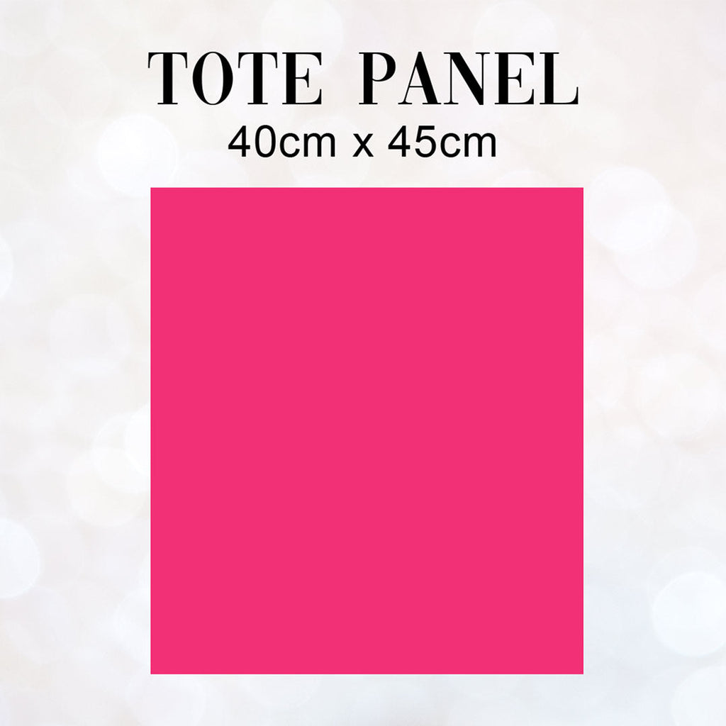 TOTE CO-ORD Sewing Machine Art Pink Fabric Bag Panel