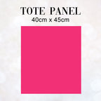 TOTE CO-ORD Sewing Machine Art Pink Fabric Bag Panel