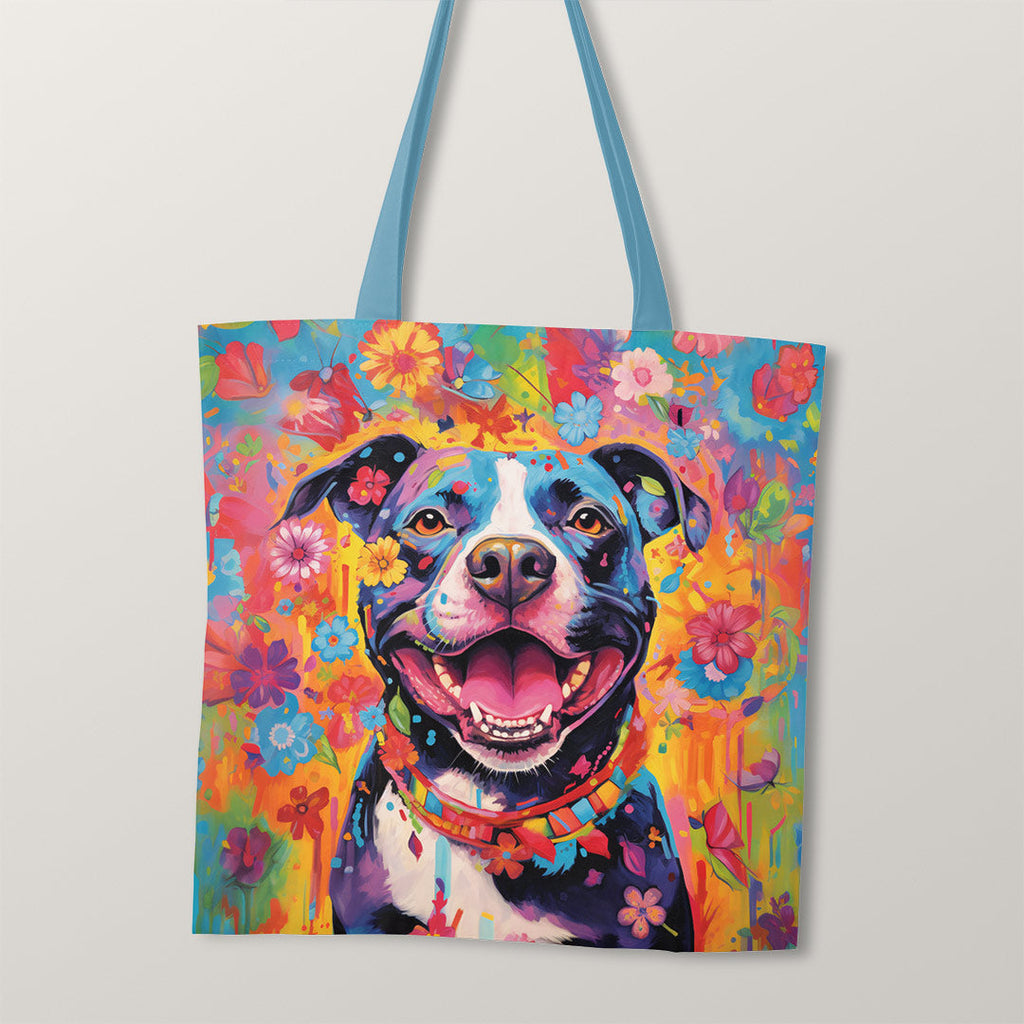 TOTE Rainbow Staffie TP-10 Fabric Bag Panel