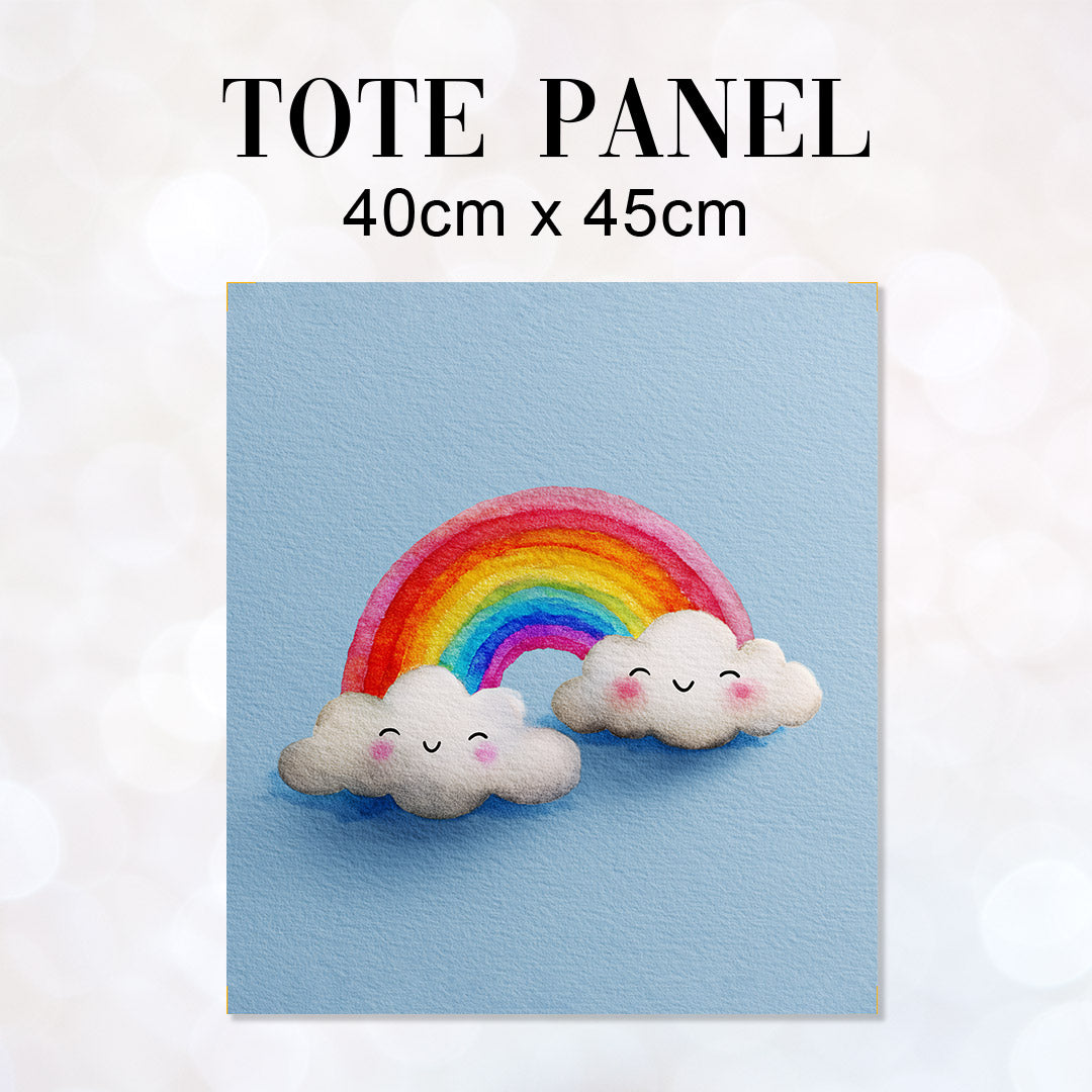 TOTE Panel Watercolour Rainbow TP-1002