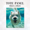 TOTE Panel Swimming Samoyed Dog TP-1022