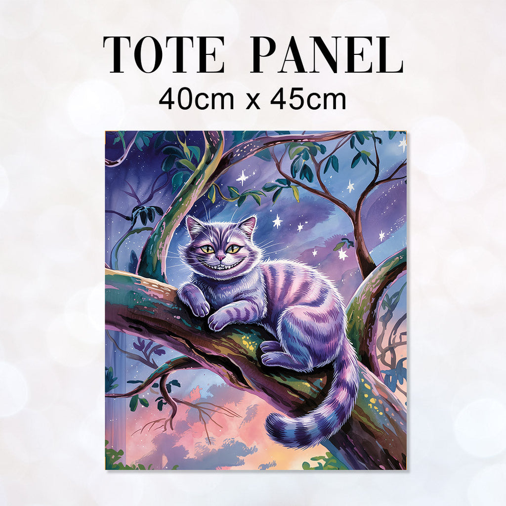 TOTE Panel Cheshire Cat Purple TP-1027