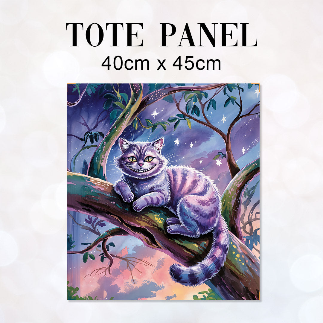 TOTE Panel Cheshire Cat Purple TP-1027