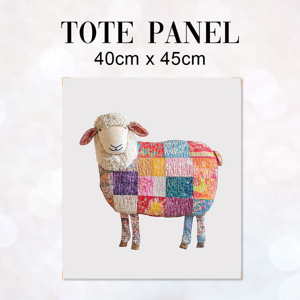 TOTE Panel Quilted Sheep TP-1031