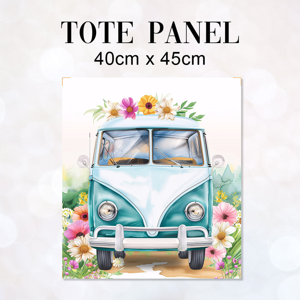 TOTE Panel Floral Campervan 1 TP-1034