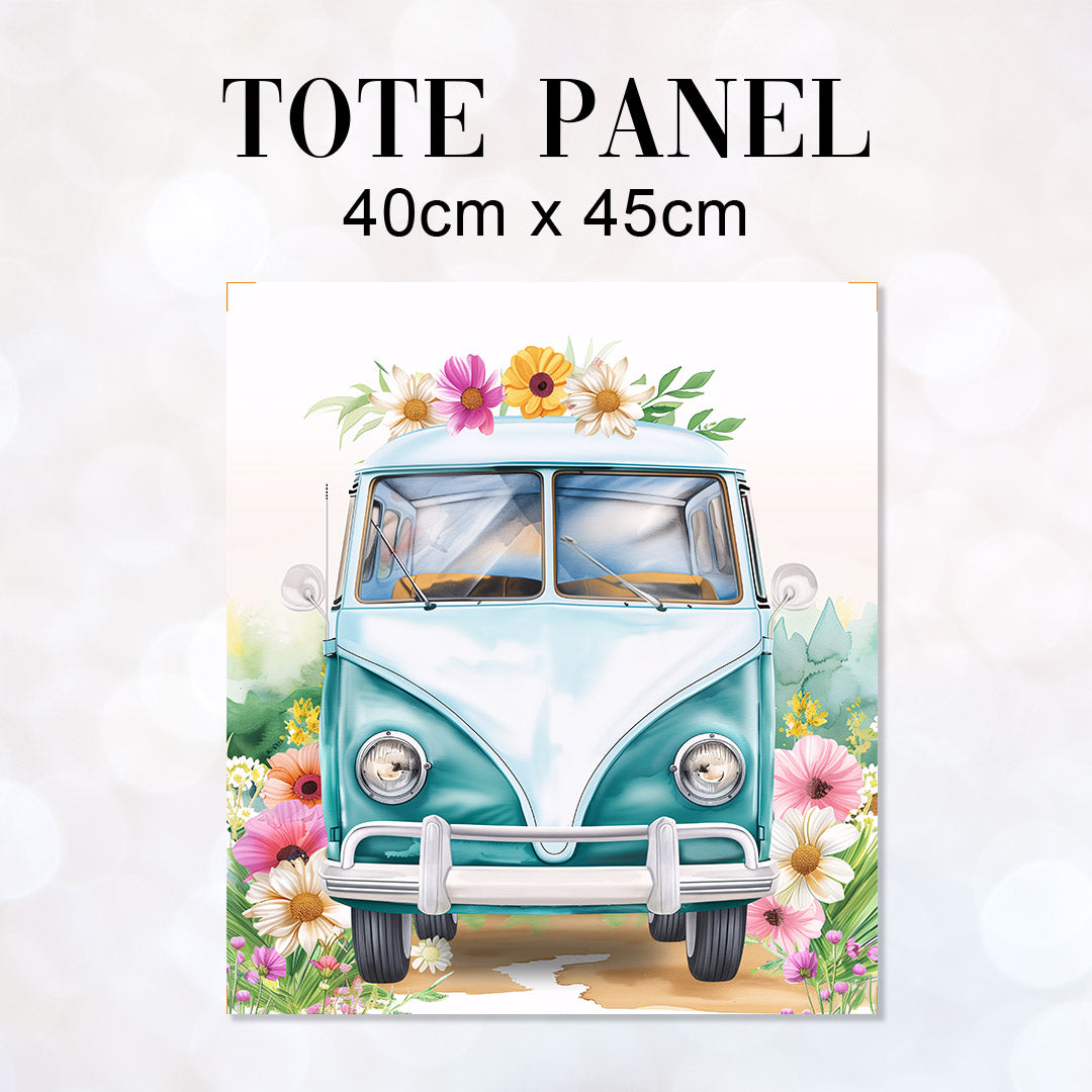 TOTE Panel Floral Campervan 1 TP-1034