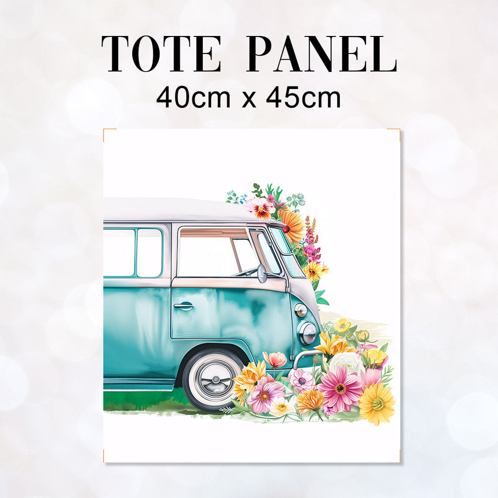 TOTE Panel Floral Campervan 2 TP-1035